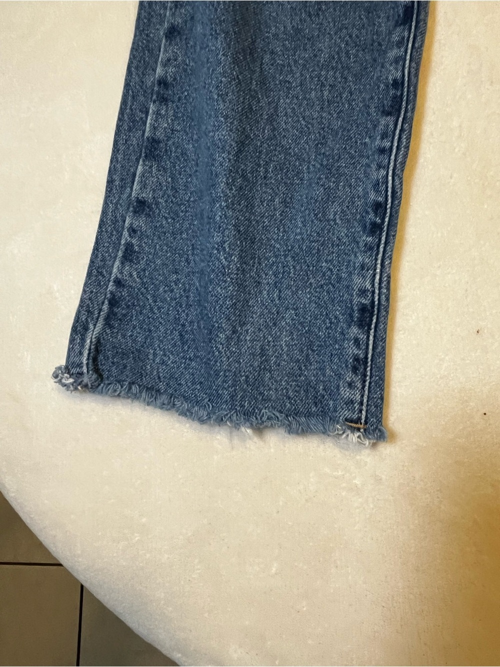 πβ¨ PacSun High Rise Straight Leg Jeans Womenβs Size 26 Raw Hem β¨π - Picture 3 of 6